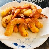 バナメイエビで☆フライパン揚げ焼き海老フライ